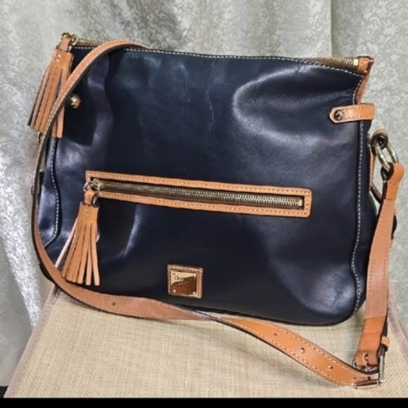 NWOT Dooney & Bourke Blue Leather Shoulder Bag